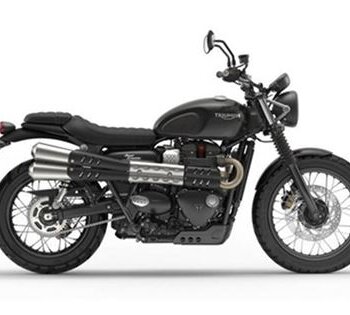 2017 Triumph Street Scrambler Jet Black