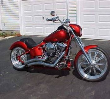 2002 Harley-Davidson CVO SE Deuce red