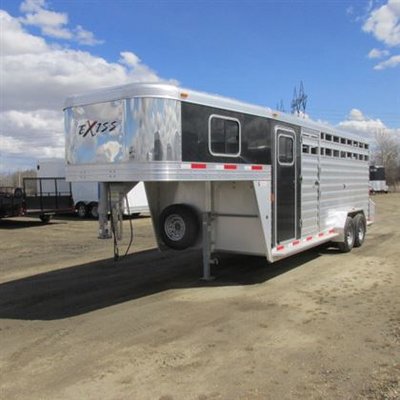 2017 Exiss 2017 Exiss 20 Ft Stock Combo Gooseneck Trailer