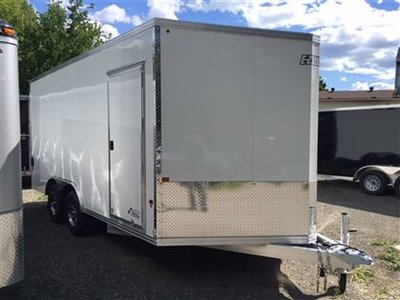 2017 E-Z Hauler Remorque fermée 8x16 100% en aluminium