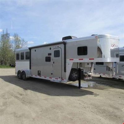 2018 Exiss New 2018 Exiss 3 Horse Living Quarter w. 10 6 S...