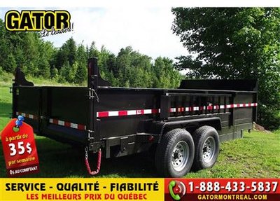 2017 Gator REMORQUE DUMPER PROFILE LARGE 83 X 16 14000 LBS REMORQUE DUMPER PROFILE LARGE 83 X 16 14000 LBS