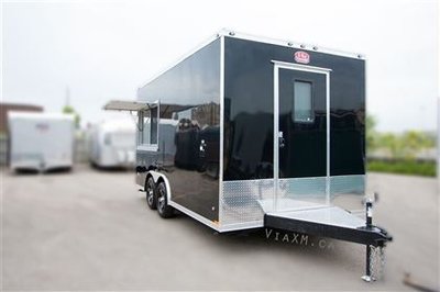 2017 Stealth Trailers Al fresco 8.5x14 Black - turn key