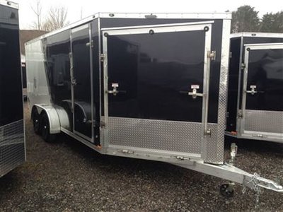 2016 Miska Trailers Predator 7'x23' Drive-On, Drive Off Enclosed